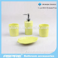 Bathroom Accessories bag Color 4pcs Ceramic set